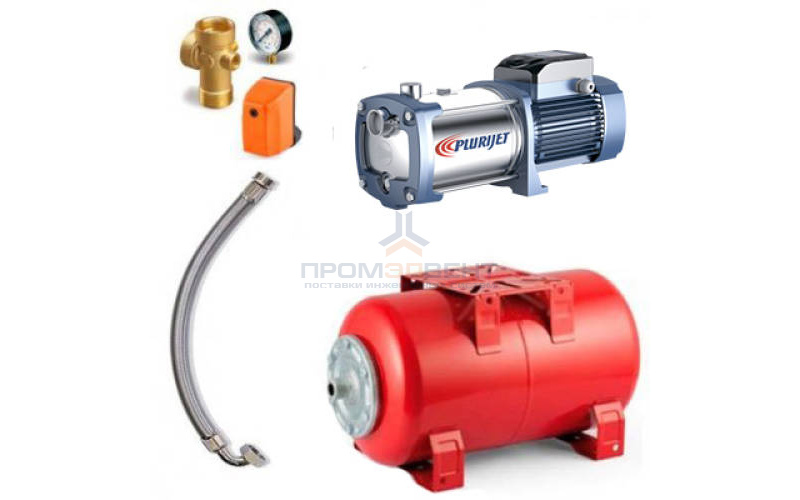 Насосная станция Pedrollo HYDROFRESH PLURIJETm 5/90-N-24CL - 1,10 кВт (Qmax 80 л/мин, с/х)