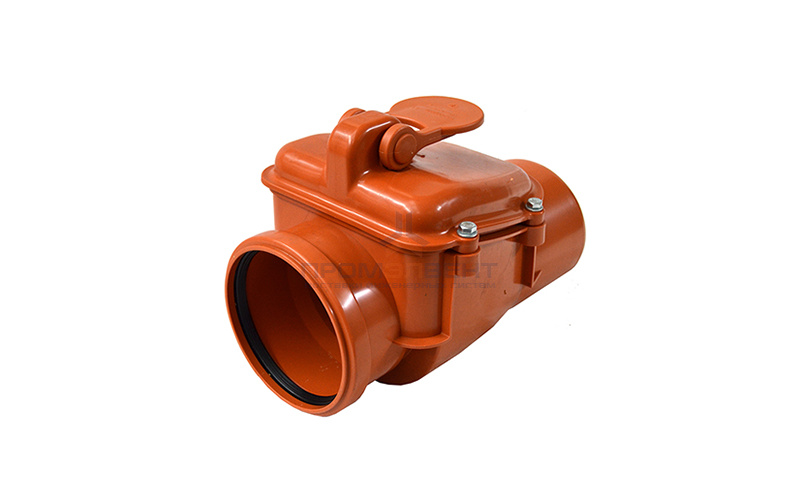 Клапан обратный для наружной канализации AQUER НПВХ - 160