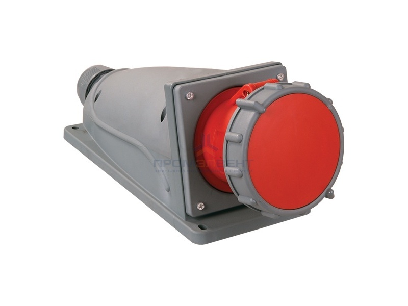 Розетка стационарная ССИ-134 63А-6ч/380-415В 3Р+РЕ IP67 MAGNUM ИЭК