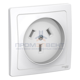 Розетка силовая Schneider Electric 2Р+N, 32А, 250В, белая