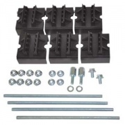 Набор держателей, для шин толщиной 10мм, 1 шина на полюс, 4 полюса